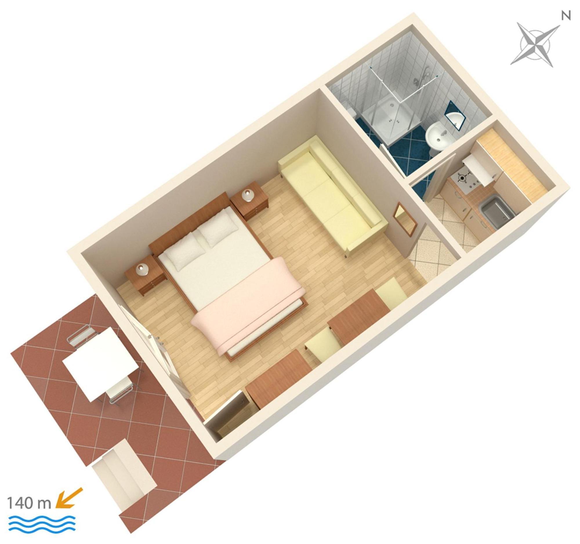 Apartments And Rooms By The Sea Brela, Makarska - 2752 Exterior foto