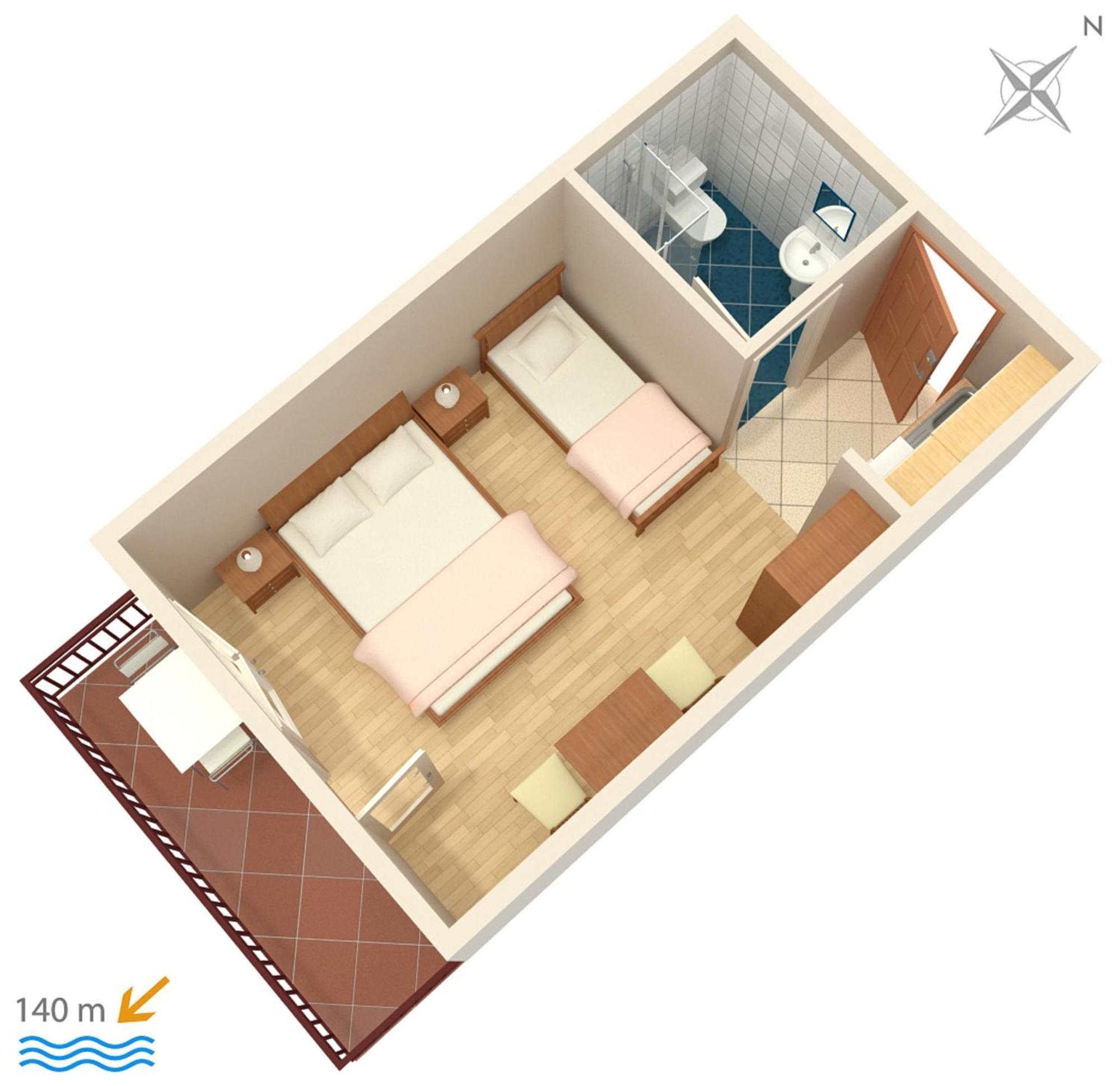 Apartments And Rooms By The Sea Brela, Makarska - 2752 Exterior foto